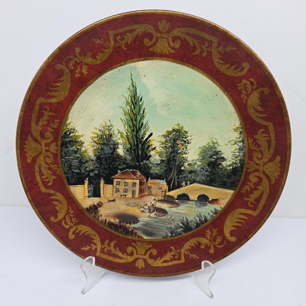 TOYO Trading Company Raymond Waites Country Scene 10 3/8" Decorative Plate GUC